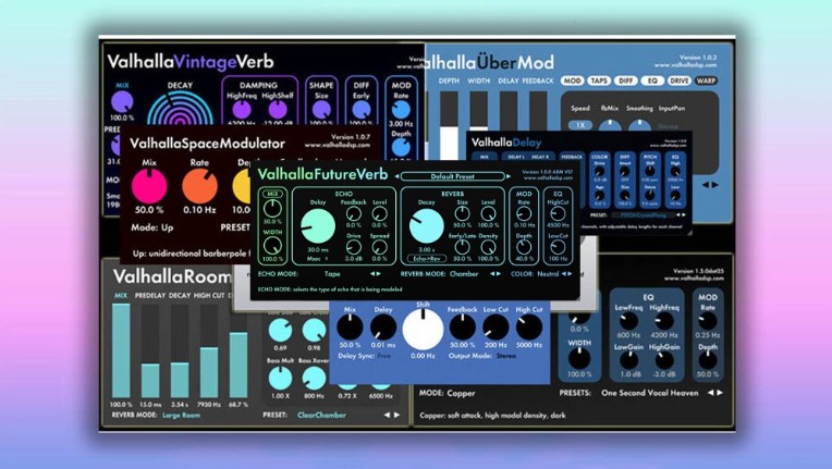 顶级混响Valhalla DSP 2025.12 新版 混响延迟全套效果器套装WIN/MAC