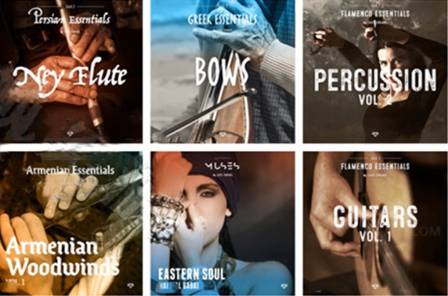 [86套Gio Israel编曲采样素材合集] 世界民族乐器 中东波斯弗拉门戈犹太西非鼓乌德琴 [KONTAKT, WAV]音源