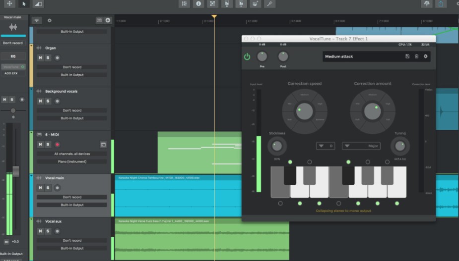N-Track Studio Suite Win10.2.3 / Mac 10.2.2编曲混音音频编辑DAW