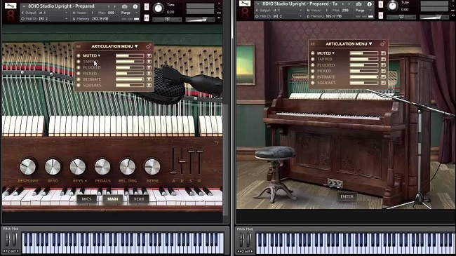 [Kontakt钢琴音源]8Dio 1901 Upright Studio Piano 工作室立式钢琴Kontakt钢琴音乐WIN/MAC 20GB