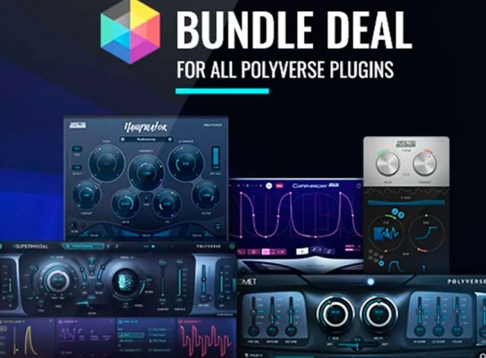 电音效果器Polyverse Music Bundle Deal 2025.7-V.R [WiN, Mac]音频创作工具合集音频处理免激活版