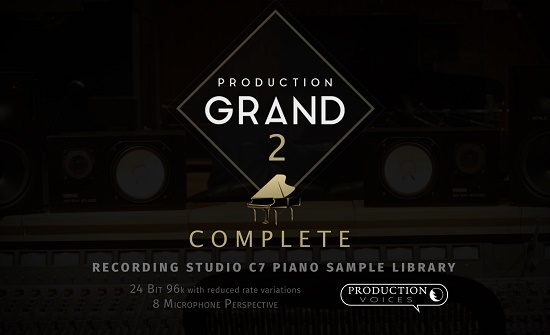 Kontakt钢琴音色库Production Voices – Production Grand 2 Platinum 白金制作人大钢琴WIN/MAC