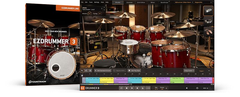 鼓音源Toontrack – EZdrummer 3.0.6 PC/MAC +核心音色库全套合集【WIN/MAC】[14GB]