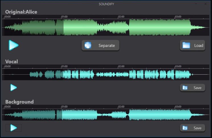 AI智能音频分离Soundify Vocal Remover 1.2.6 人声伴奏分离WIN