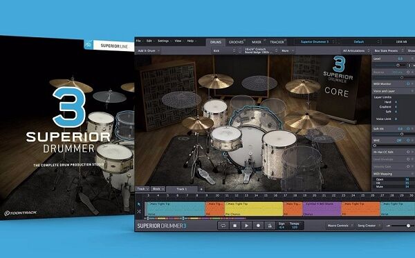 超级鼓手Toontrack Superior Drummer 3 v3.3.7 完整230GB音色[WIN/MAC]