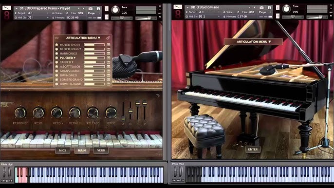 [Kontakt钢琴音源]8Dio 1990 Studio Grand Piano  工作室大钢琴康泰克钢琴音源WIN/MAC