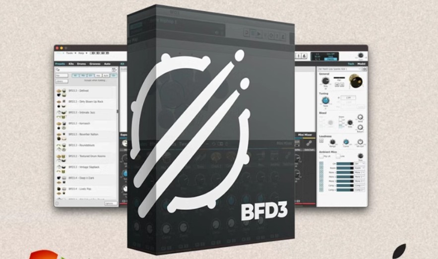 BFD3暴风鼓直装完整版FXpansion BFD3 v3.4.4.3+扩展音色+原厂音色+安装教程使用视频 [WiN/ Mac]