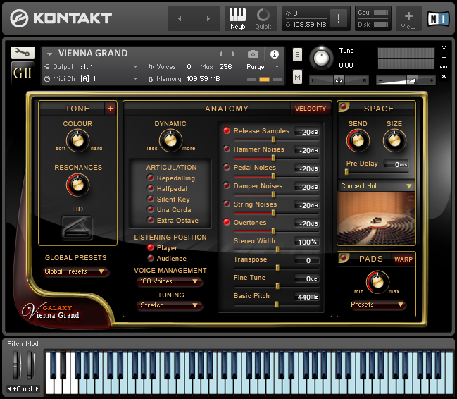 维也纳三角钢琴音源Best Service Galaxy Vienna Grand Library [Kontakt ]蓓森朵芙大钢琴