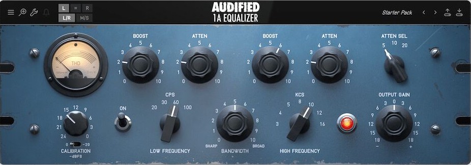 EQ效果器Audified 1A Equalizer v1.0.0 EQ均衡器WIN