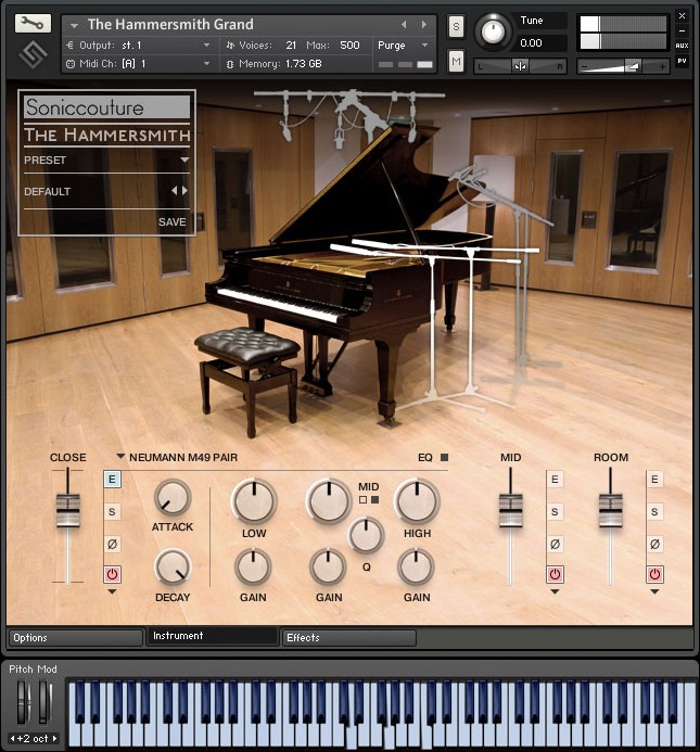 施坦威原声D型钢琴音源-Soniccouture The Hammersmith Pro Edition v3.0 -KONTAKT