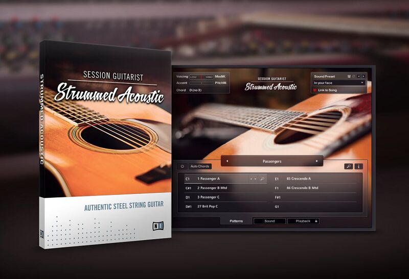 扫弦木吉他Native Instruments Session Guitarist – Strummed Acoustic 1【Kontakt】【Win.MAC】