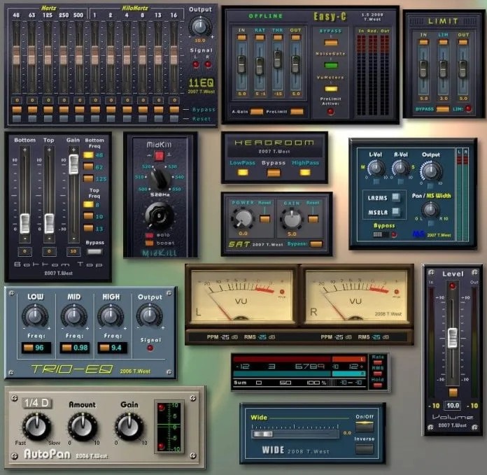 【音频压缩处理插件套装】Terry West Productions Compressors Bundle [WiN]