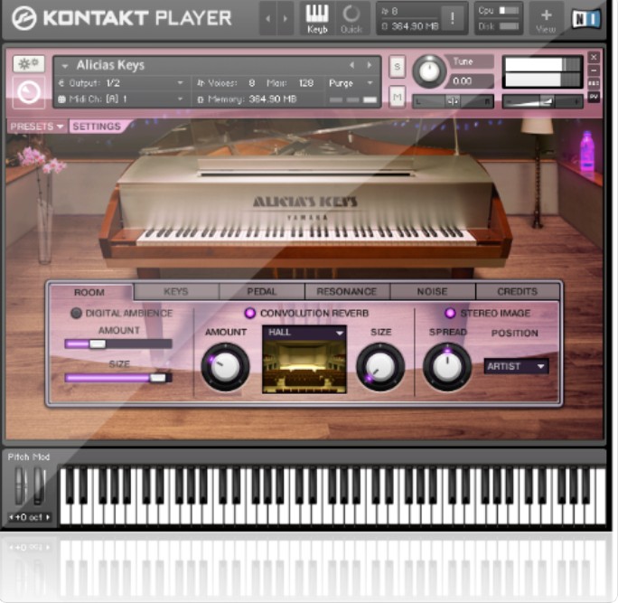 Alicias Keys爱丽丝钢琴音源 Native Instruments Alicias Keys v1.5.0.3 [KONTAKT]
