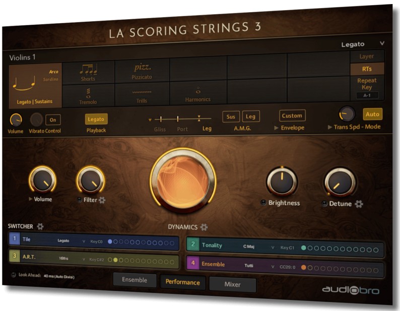[拉丝三代Lass 3弦乐音源]Audiobro LA Scoring Strings 3 [KONTAKT]