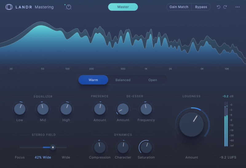[AI母带处理插件] LANDR Mastering Plugin Pro v1.1.35 [WiN, Mac]