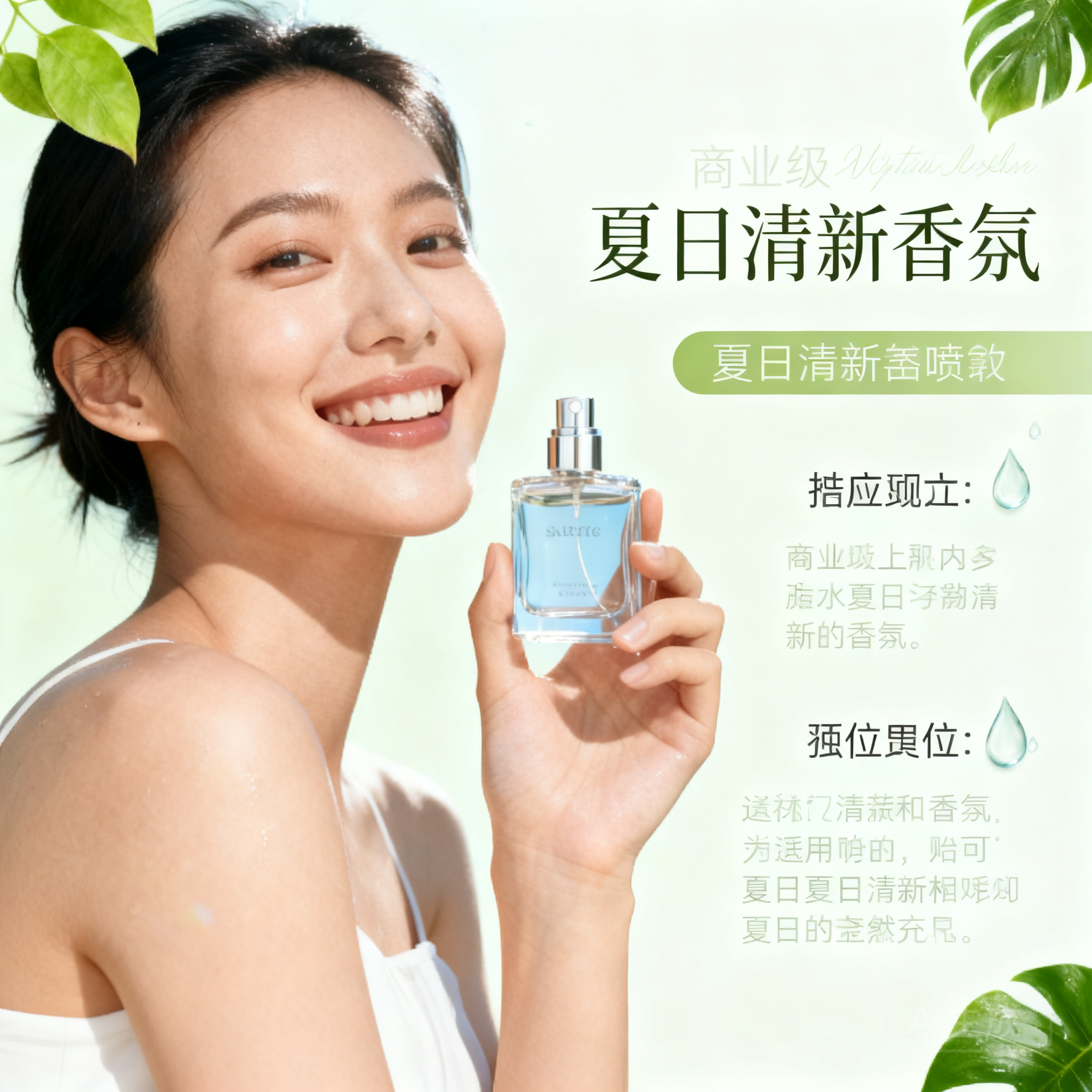 生成一张专业精美的电商商品营销海报，完整