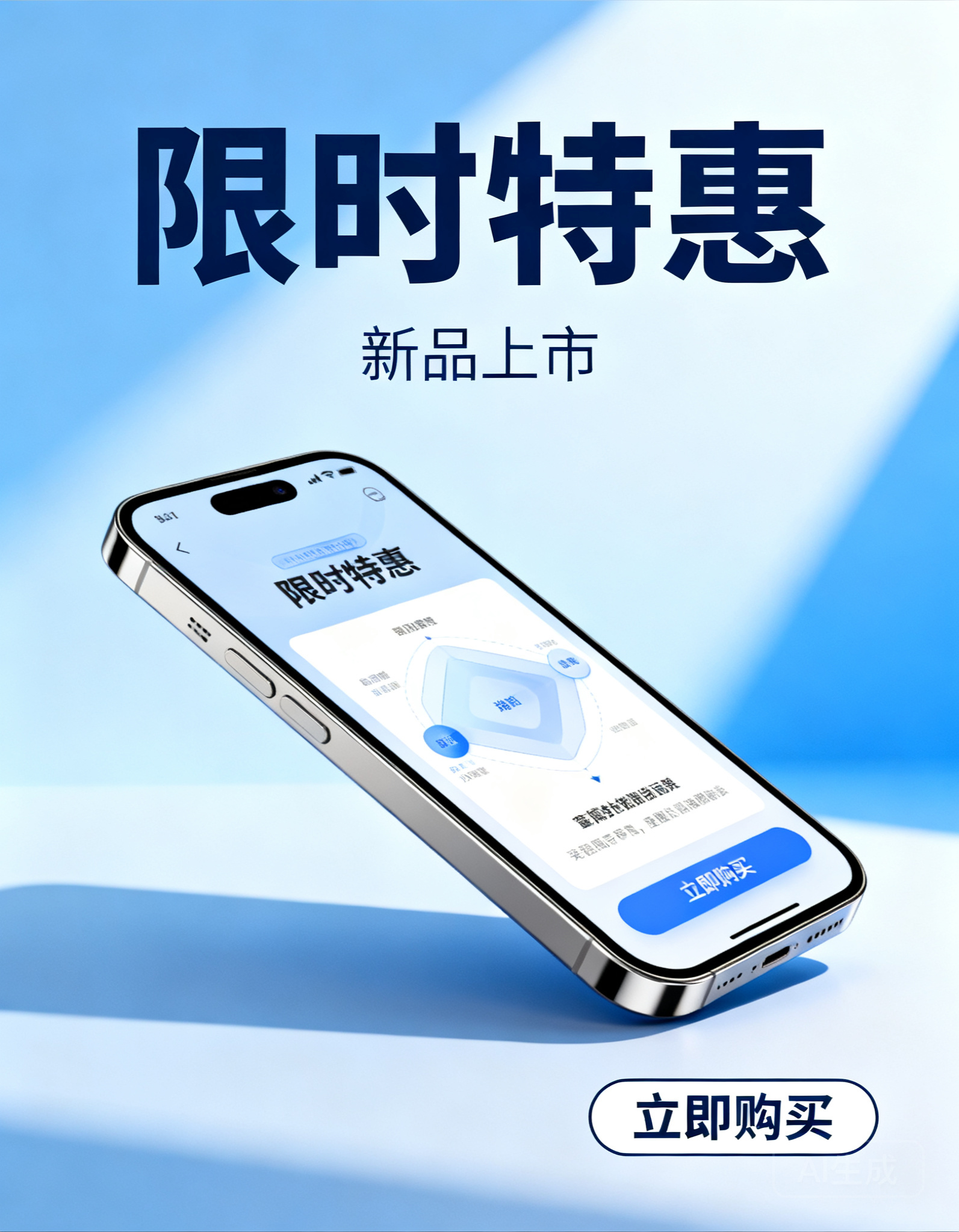 生成一张专业精美的电商商品营销海报